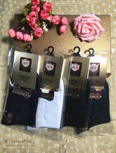满6双包邮正品超华金装2692纯棉吸汗防臭中高筒保暖防寒商务男袜