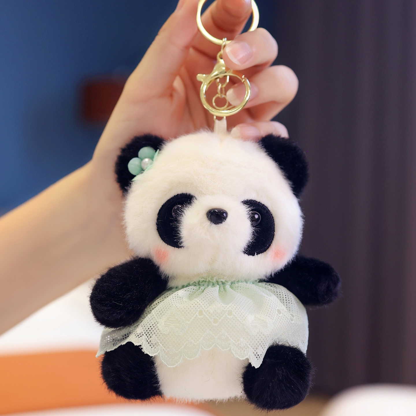 可爱熊猫玩偶挂件公仔生日礼物女