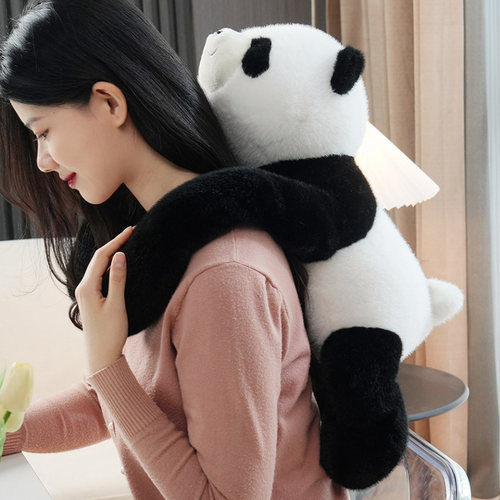 趴趴小熊猫玩偶睡觉抱安抚公仔