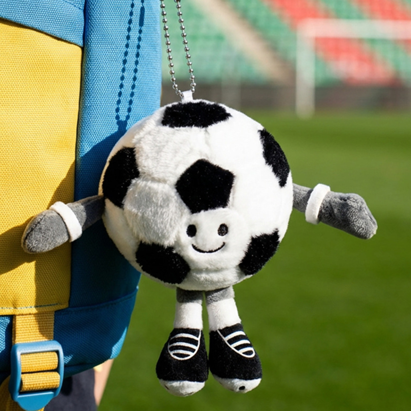 足球玩偶挂件公仔书包挂饰男女孩