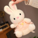 可爱美莎兔子毛绒玩具布娃娃女孩抱着睡觉玩偶小白兔公仔生日礼物