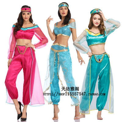 万圣节cos茉莉公主成人儿童阿拉丁神灯服装埃及艳后女王长老服装
