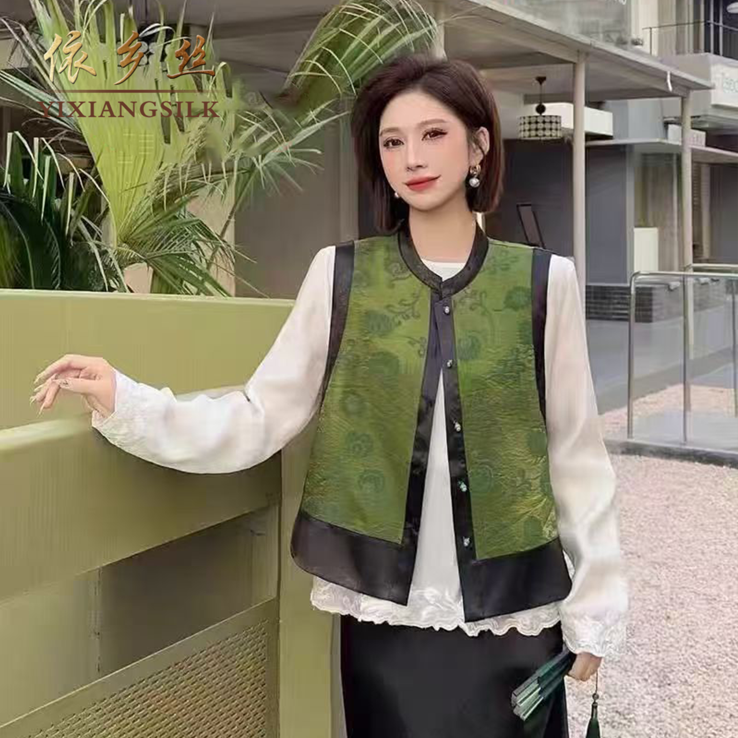 新中式国风提花马甲春新款2026高贵优雅盘扣坎肩老钱风马夹9918,女装/女士精品,马夹,淘宝优惠券,粉丝福利购,淘宝优惠卷