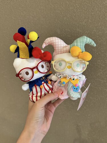 【正版】马戏团系列hellokitty包包挂件可爱毛绒玩偶钥匙扣礼物女