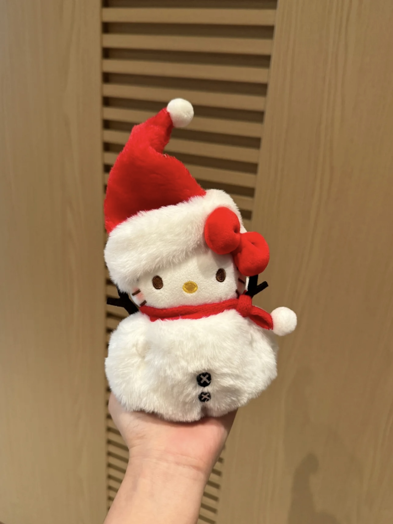 正版圣诞系列kitty包包挂件可爱毛绒公仔玩偶钥匙扣礼物女伴手礼