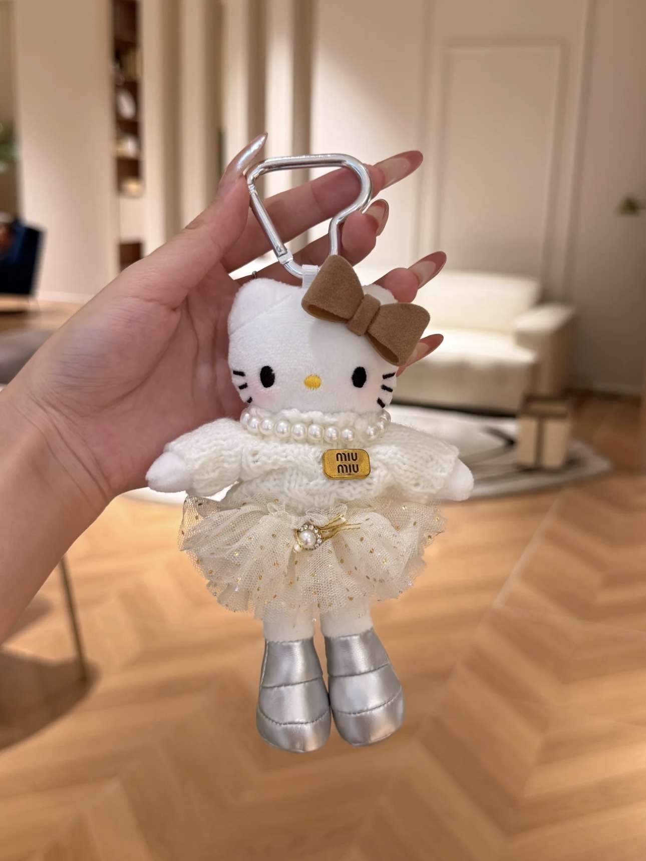 千金风hellokitty包包挂件毛绒玩偶KT公仔高级包挂饰礼物女伴手礼