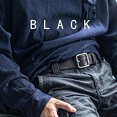 男腰带日字扣银色方扣腰带复古极简风百搭真皮针扣皮带超质感裤 带