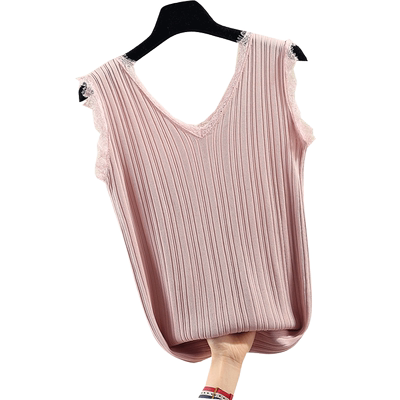 2020新款夏装蕾丝背心针织吊带