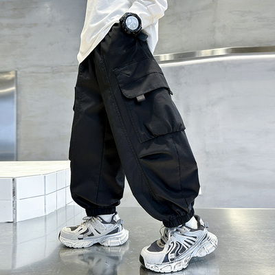 男童裤子春秋款2025新款