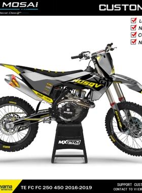 2016-19HUSQVARNA恒建250克维思K18胡斯瓦纳开禧越野摩托贴花贴纸