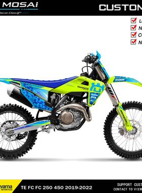 HUSQVARNA2022-23胡思瓦娜TE300 FE250 350 越野摩托车贴花车贴画