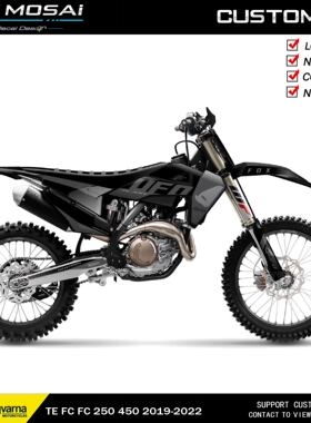 适用于 HUSQVARNA TE FE TC  250 2020-2023开禧胡思瓦娜贴花贴纸