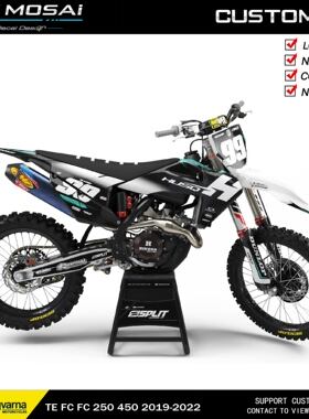 适用于 HUSQVARNA TE FE TC  250 2020-2023开禧胡思瓦娜贴花贴纸