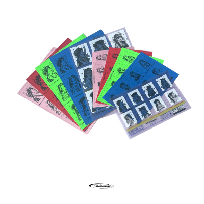 银河信差GalacticMessenger Y2K荧光证明照写真贴纸 迷你证件照