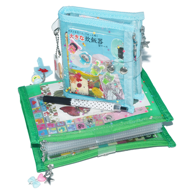 银河信差活页收纳册星星透明PVC