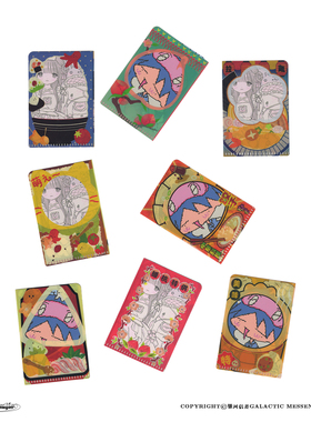 银河信差GalacticMessenger 中华美味小卡迷你文件夹透明卡套收纳