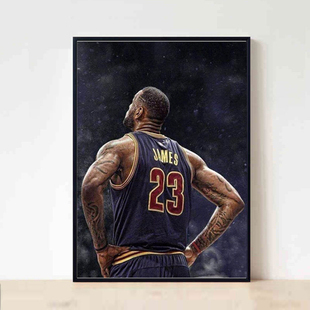 满钻钻石画詹姆斯NBA篮球星石绣贴钻秀卧室线绣印花十字绣送男友