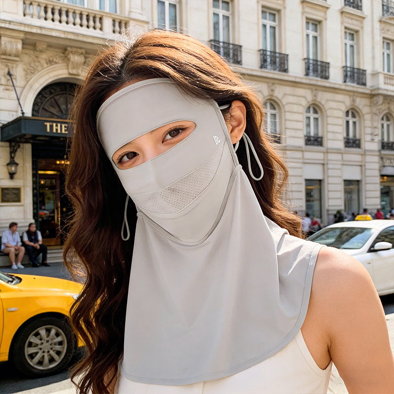 高颜值防晒面罩女全脸防紫外线2026新款夏冰丝脸基尼口罩护颈一体,服饰配件/皮带/帽子/围巾,防晒面纱/面罩,淘宝优惠券,粉丝福利购,淘宝优惠卷