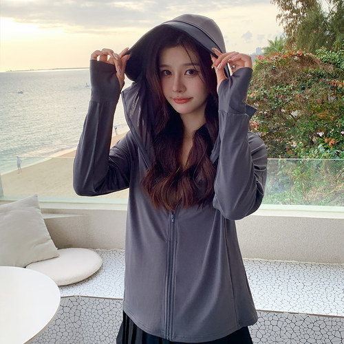 原纱防晒衣女防紫外线