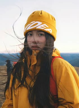 美式针织帽子女2026新款秋户外