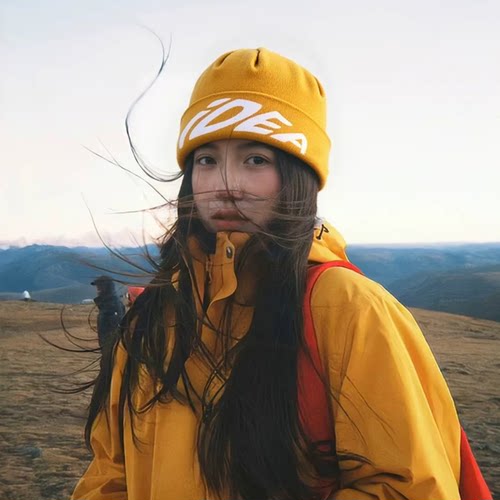 美式针织帽子女2025新款秋户外