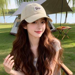 2026正流行鸭舌帽韩版软顶棒球帽女春夏季百搭显脸小遮阳防晒帽子