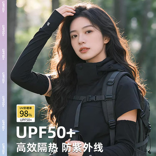 2026新款户外登山防晒袖套女夏季防紫外线手袖套冰丝遮阳冰柱袖凉
