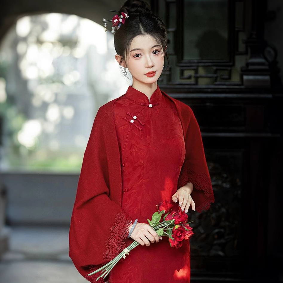【旗袍披肩】喜事婚宴专用