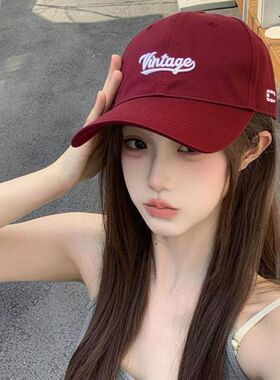 美式复古显脸小棒球帽2026新款