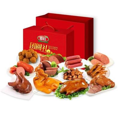 喜旺香肠喜旺团圆礼烤鸡火腿肉食