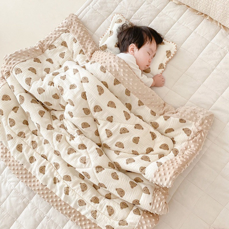 豆豆毯初生婴儿秋冬新生儿小被子安抚盖毯儿童毛毯抱被幼儿园四季,婴童用品,毯子,淘宝优惠券,粉丝福利购,淘宝优惠卷