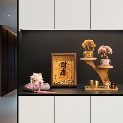 入户玄关招财猫摆件家居装饰品