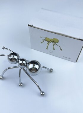 迷你金属蚂蚁工艺品 家居装饰小物件 金银创意摆件