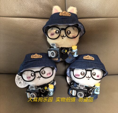 日版新款chiikawa吉伊卡哇乌萨奇小八小记者套装挂件玩偶生日礼物