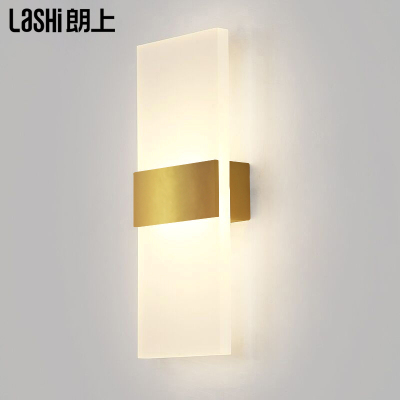 壁灯客厅背景LED卧室走廊过道墙壁灯个性楼梯间灯简约现代床头灯