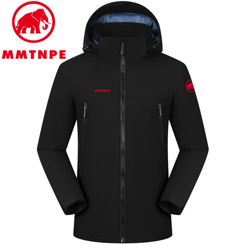 防雨防风软壳旅游加绒加厚外套男