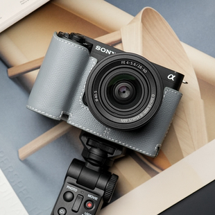 MrStone索尼ZVE1相机皮套底座适用ZV E1保护套sony壳手柄配件