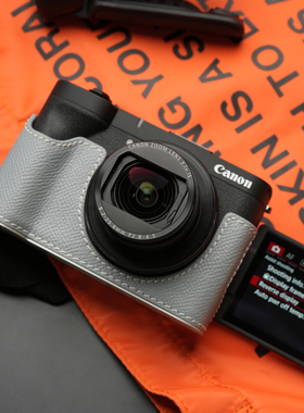 新品MrStone适用佳能V1相机保护套Camon v1皮套皮壳底座手柄配件