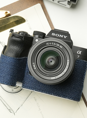 新品MRSTONE索尼a7m5真皮相机保护套适用Sony α7m5手柄皮套配件