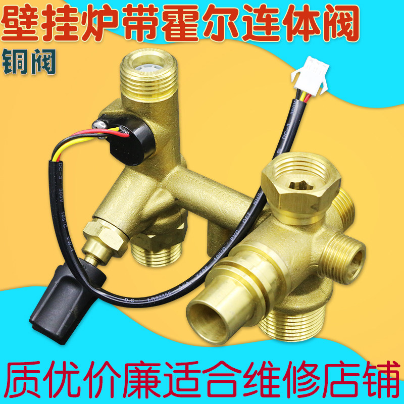 燃气壁挂炉带霍尔板进水组件图片