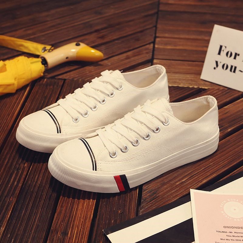 经典帆布鞋女学生百搭布鞋低帮运动鞋休闲韩版情侣鞋单鞋女生|msdalam kategori Butik wanita / wanita, baju-T - dari Buy2taobao.com untuk memberikan perkhidmatan ejen Taobao profesional membeli