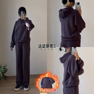 普拉提训练跑步健身套装瑜伽服女2025超火秋冬季运动外套加绒上衣