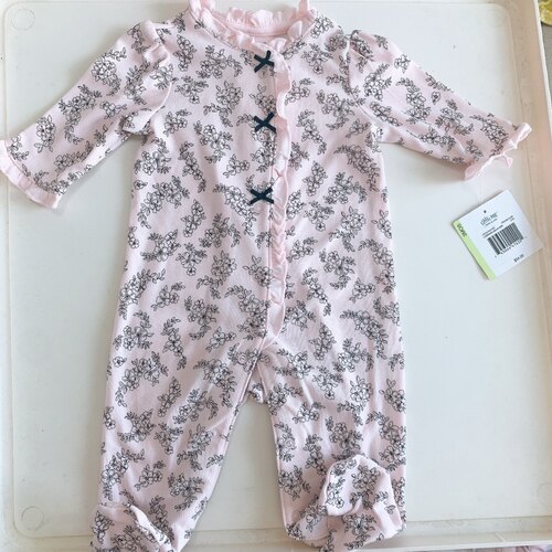 春秋女宝宝婴儿衣服纯棉爬服薄款