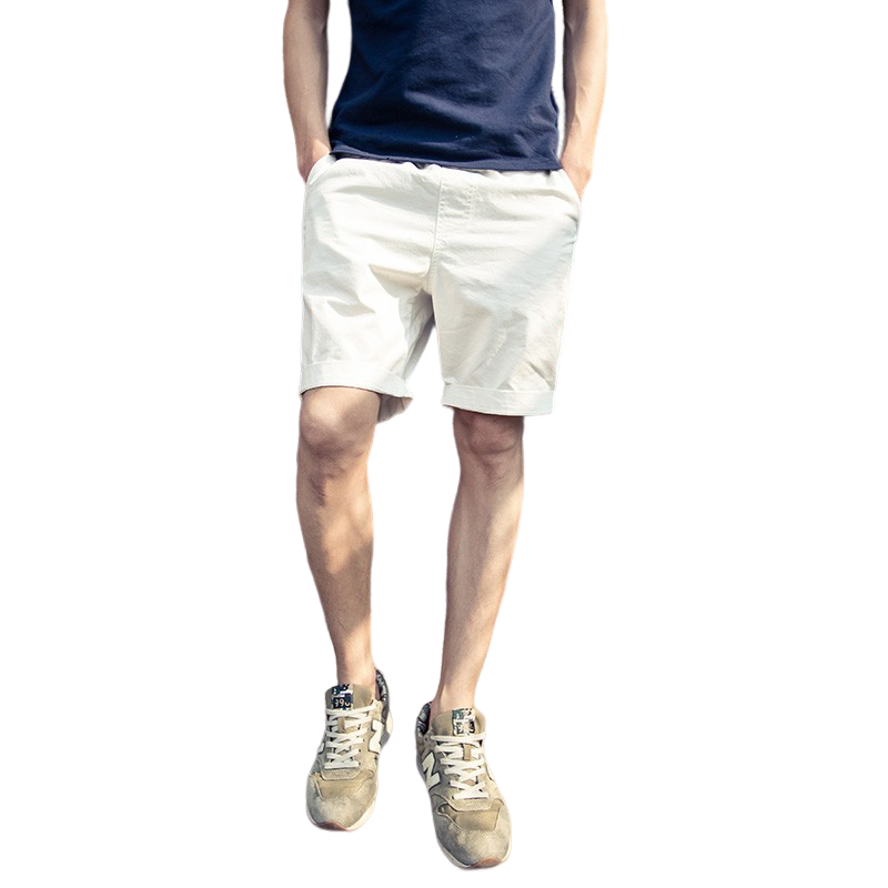 夏季男士休闲短裤韩版潮流五分裤薄款男生纯棉宽松裤子运动沙滩裤