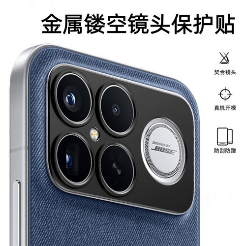 适用红米K90promax镜头膜K90手机后置摄像头保护盖金属镂空相机贴保护膜镜头框镂空镜头圈一分体钢化防护软膜