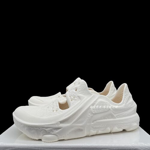 Nike白色一脚蹬运动凉鞋沙滩鞋