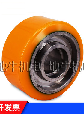 诺力林德西林全电动叉车搬运车堆高车平衡辅助轮125X60-47mm黄色