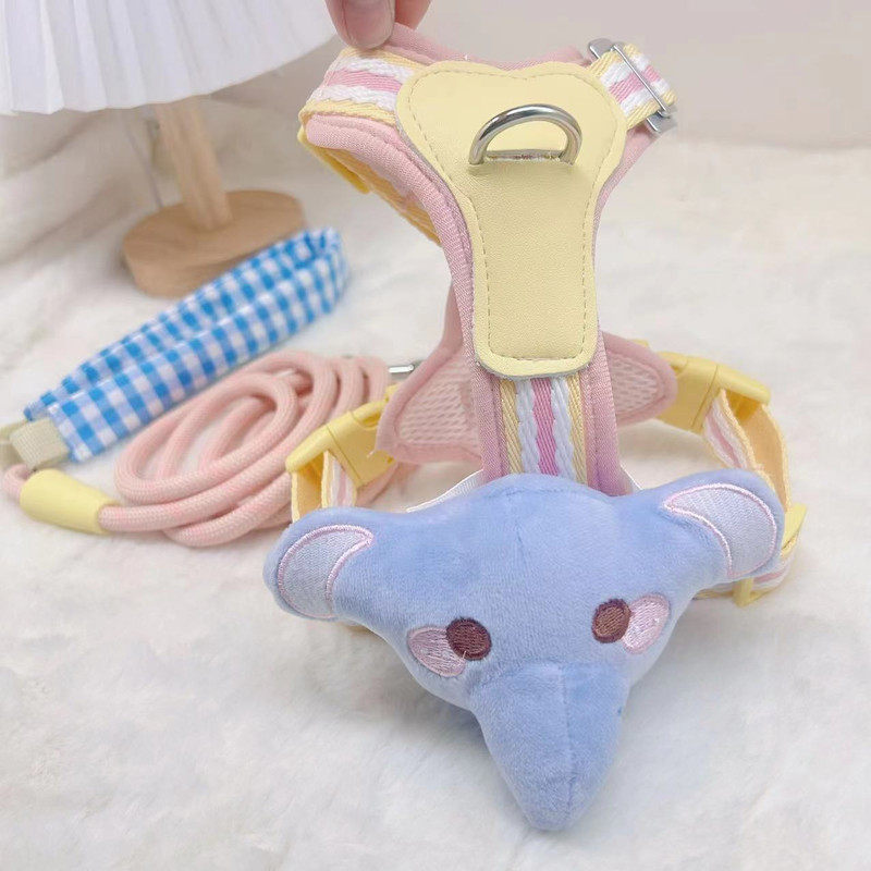 创意可爱狗狗小型犬猫咪宠物胸背带牵引绳外出散步可调节舒适,宠物/宠物食品及用品,猫狗垫子,淘宝优惠券,粉丝福利购,淘宝优惠卷
