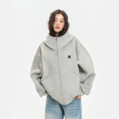 外套 空气层卫衣连帽上衣男女秋冬加厚情侣装 King Prince高领开衫