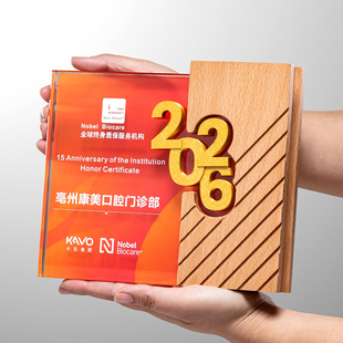 2026树脂水晶奖杯定制五角星奖牌年会颁奖优秀员工销冠团队纪念品